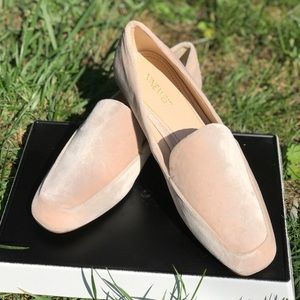 Nine West Nude Velvet Loafers NEW/NEVER WORN